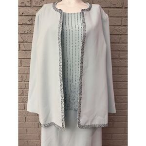 Draper’s & Damon’s Women 3PCS Beaded Skirt Set Size 18/ 16